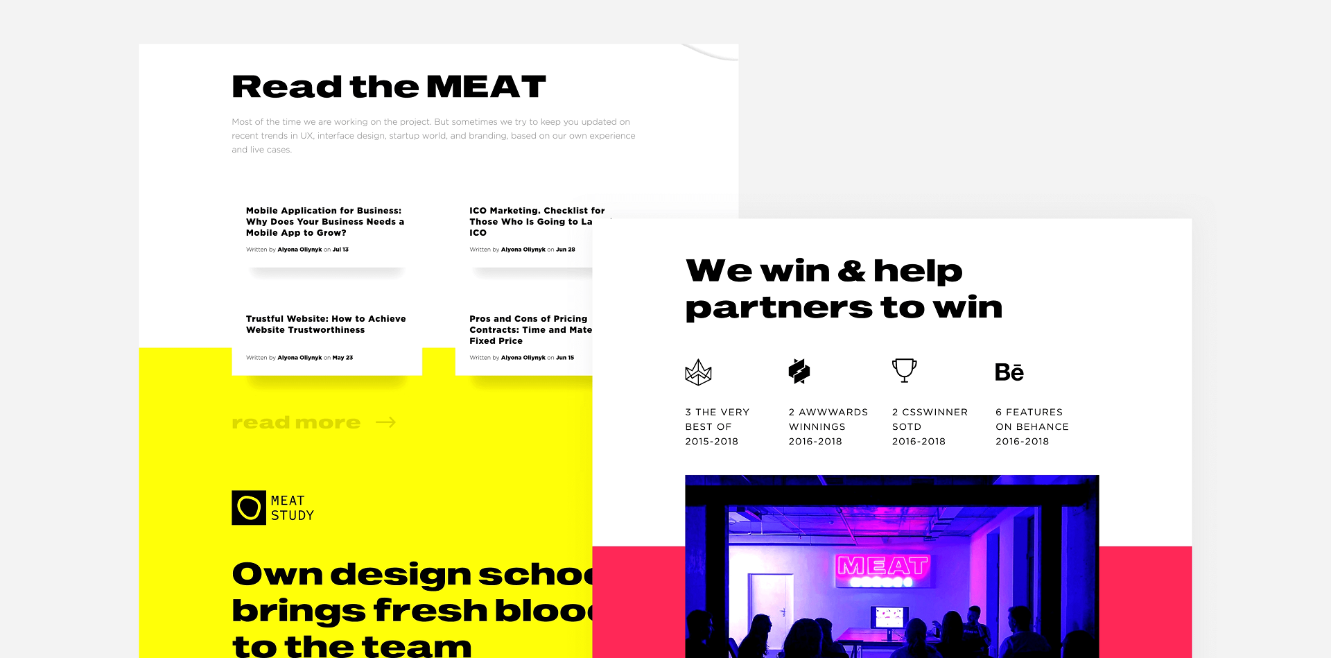 Meat agency website